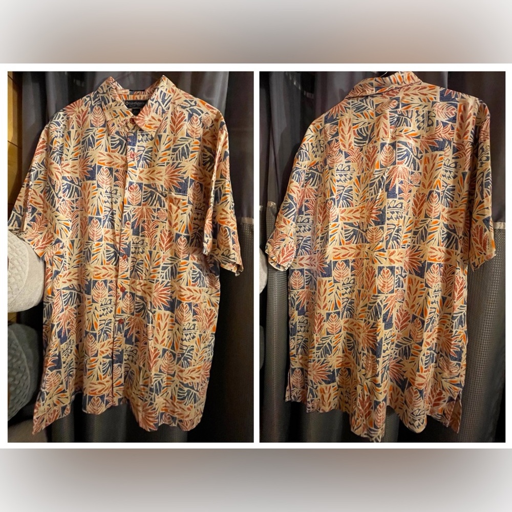 Finest SILK Luau Edition Hawaiian Shirt By Weekender, Size XL